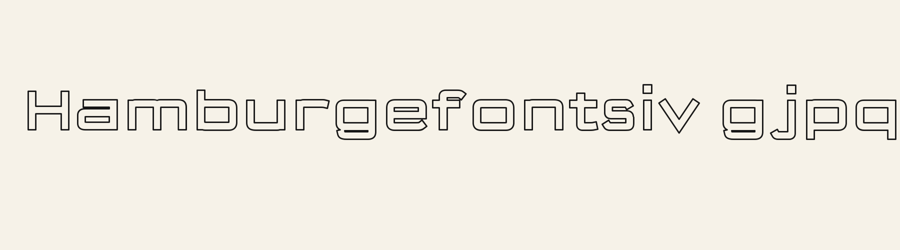 Circuit Outline lowercase specimen