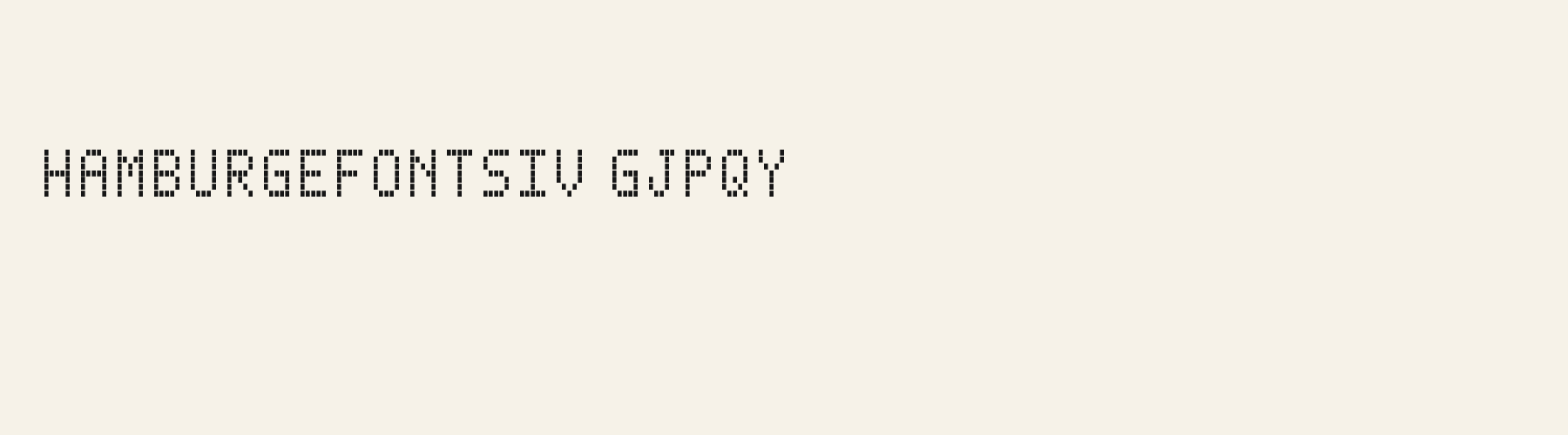 Pixel Scoreboard Narrow lowercase specimen