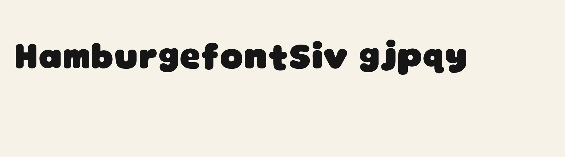 Bubble Toy Block lowercase specimen