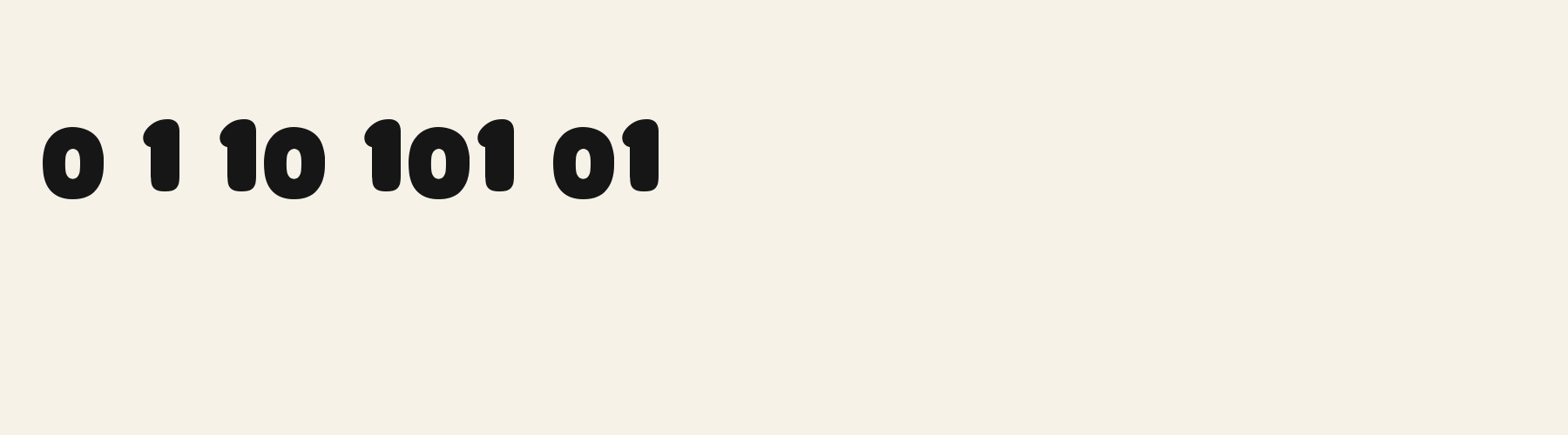 Bubble Toy Block numbers specimen