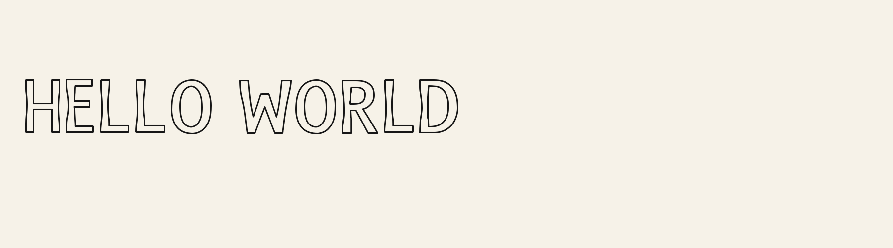 Catenary Stem Sans Outline cover specimen