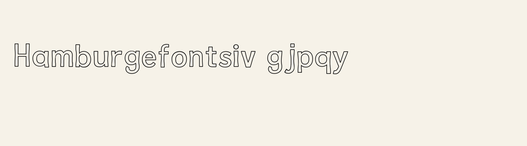 Catenary Stem Sans Outline lowercase specimen