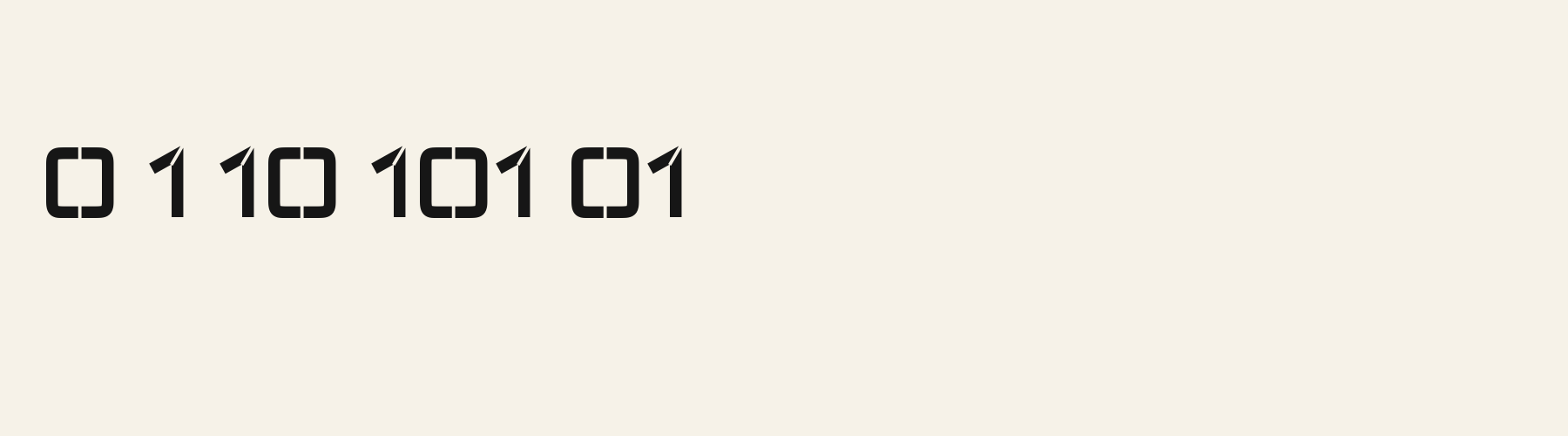 Platoon Stencil numbers specimen