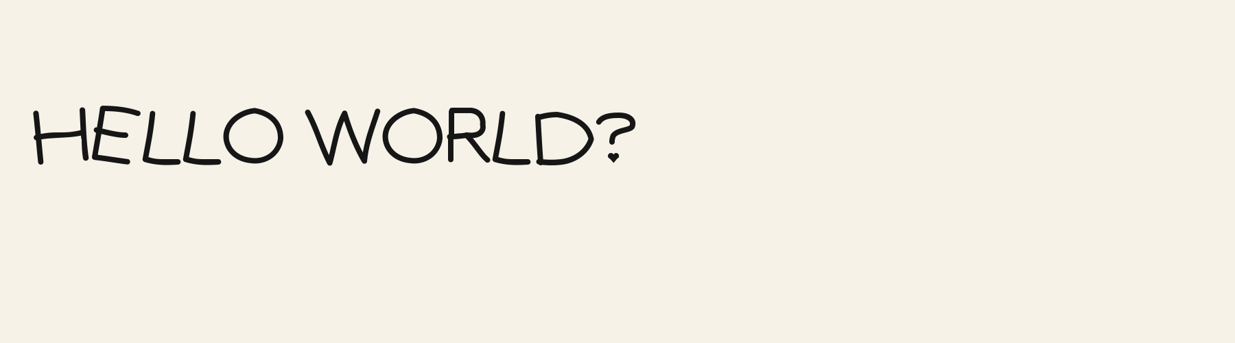 Crush Print pangram specimen