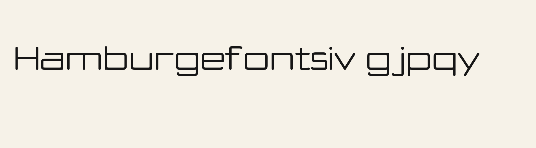Orbital Sans lowercase specimen
