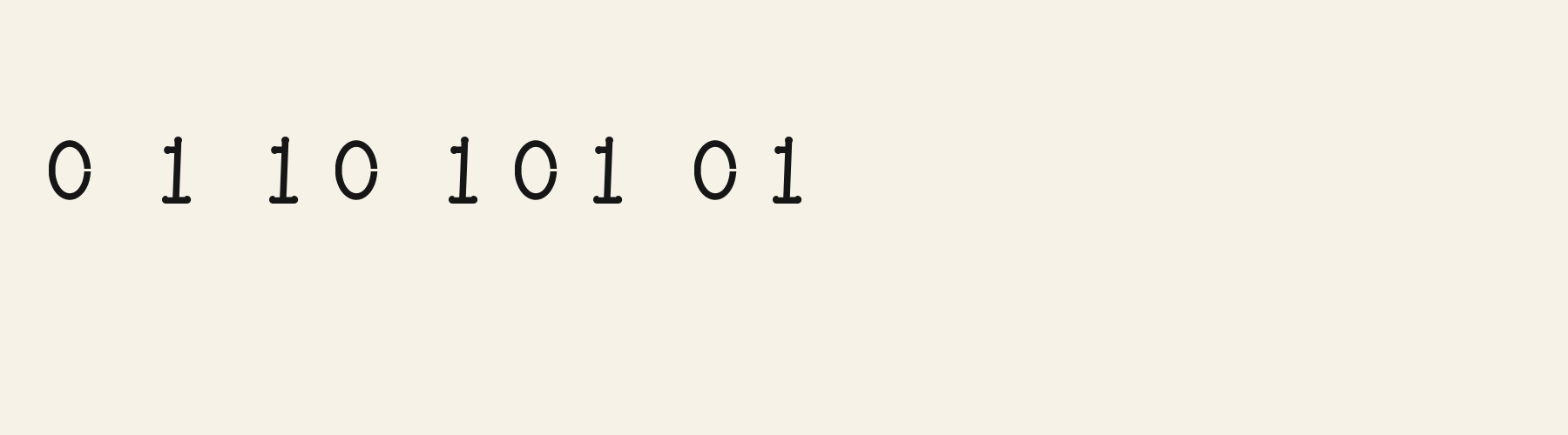 Rounded Humanist Terminal numbers specimen