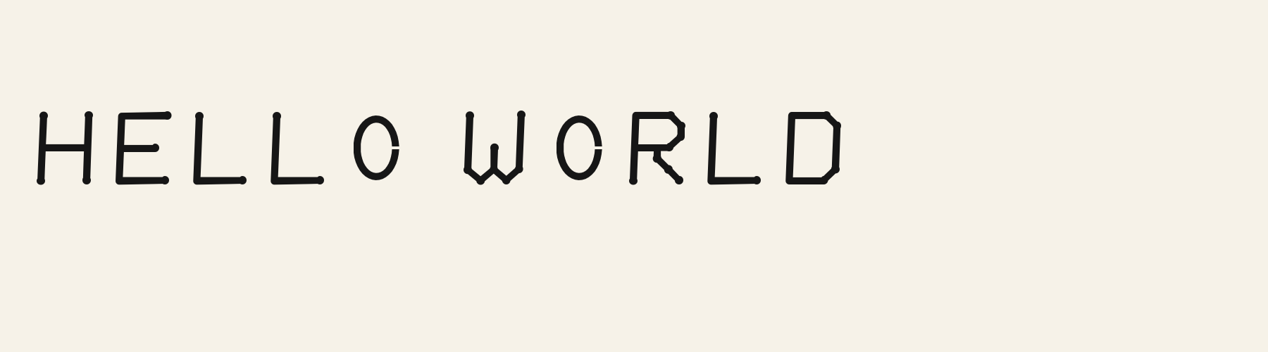 Rounded Humanist Terminal cover specimen