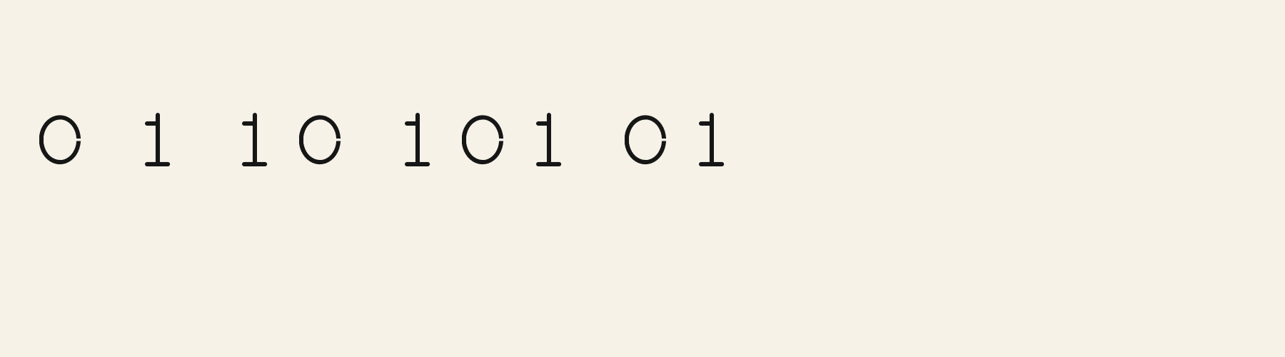 Geo Circle Open numbers specimen