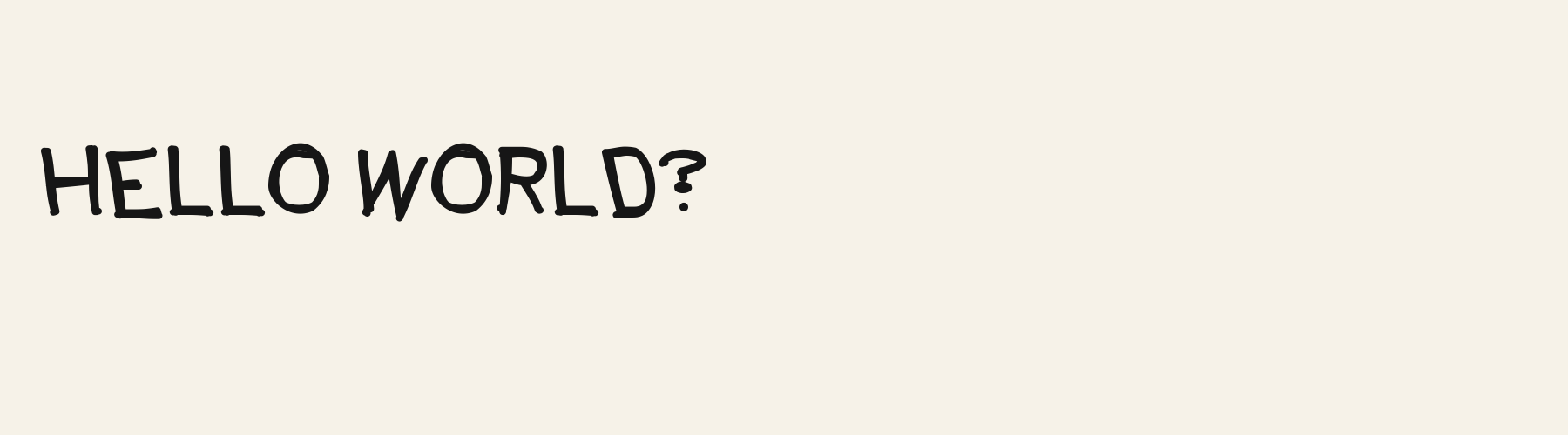Zany Comic pangram specimen