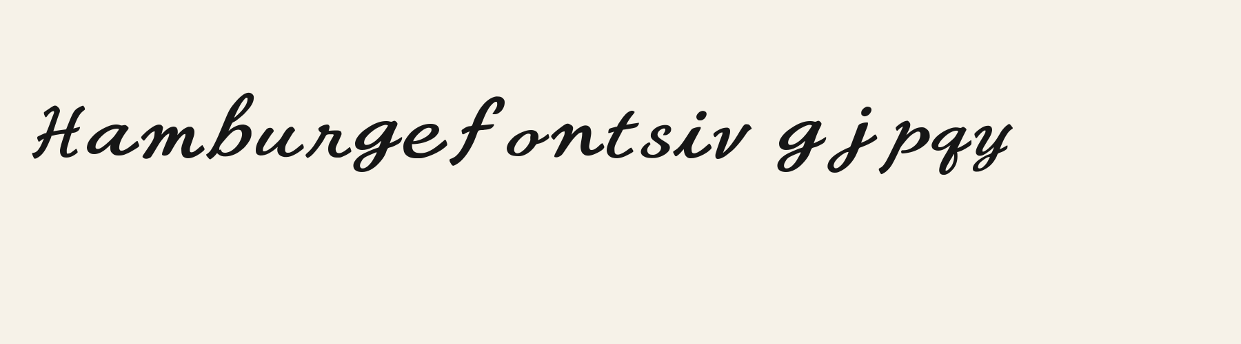 Cursive Letterpress Slant lowercase specimen