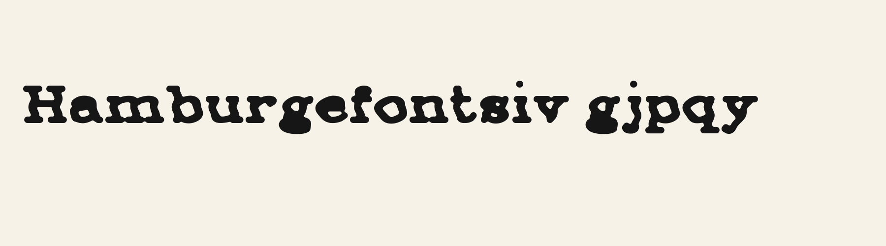 Bellbottom Serif lowercase specimen