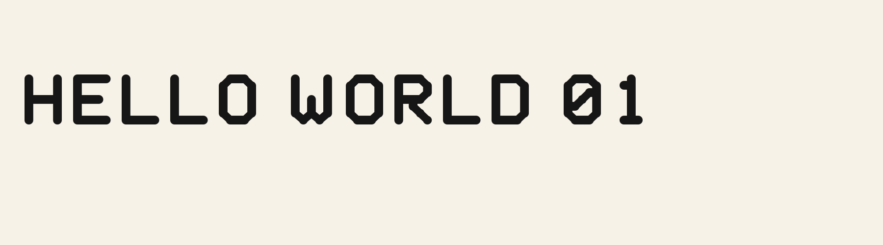 Rounded Soft Block bold specimen