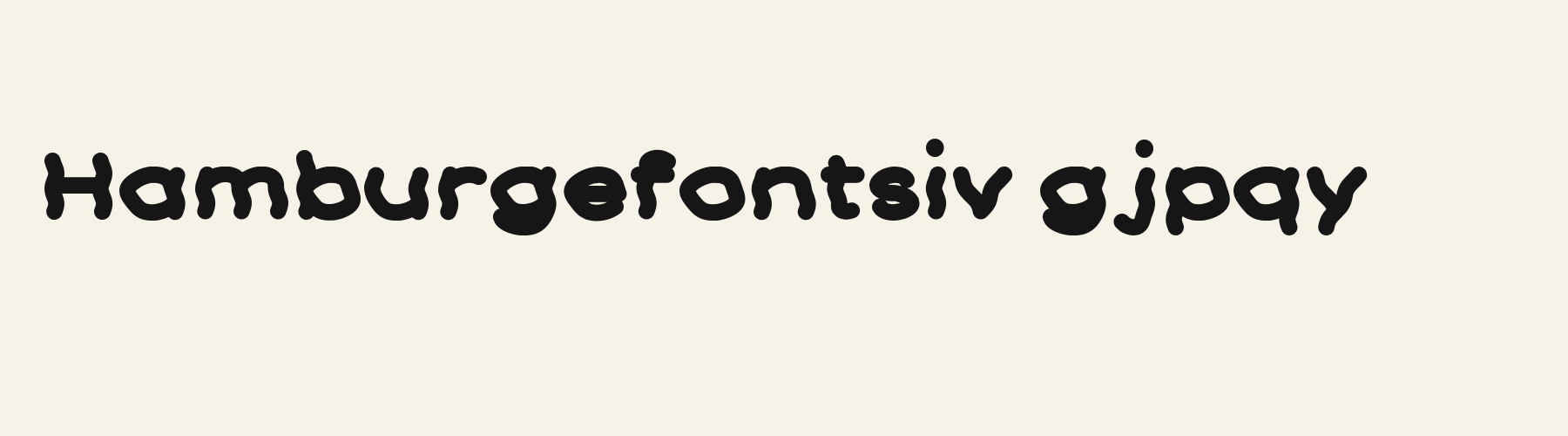 Lava Groove lowercase specimen