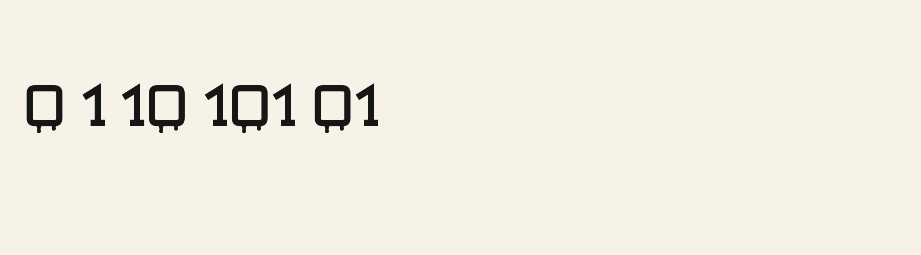 Wraith Slab numbers specimen