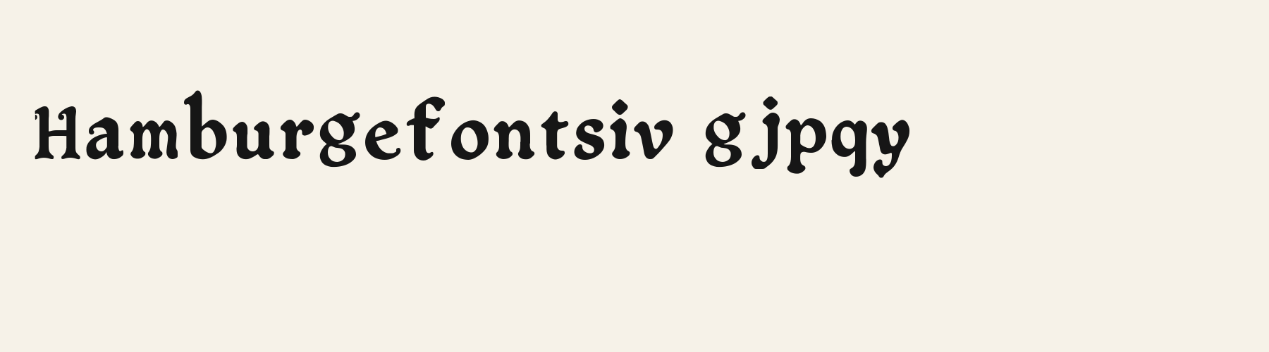 Gothic Lombardic Round lowercase specimen