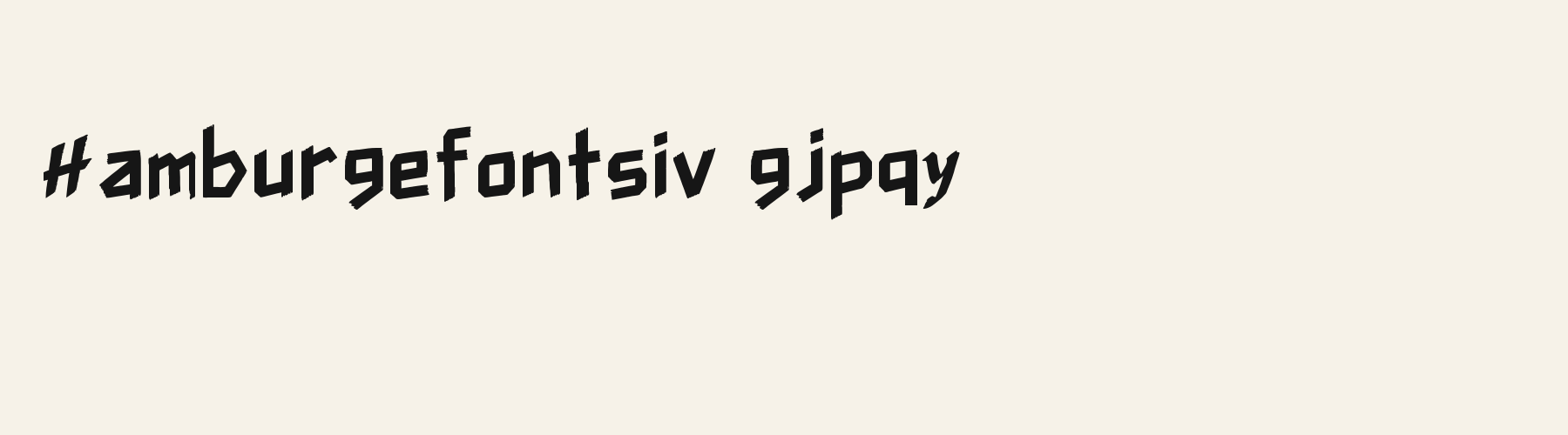 Marker Dry Chisel lowercase specimen