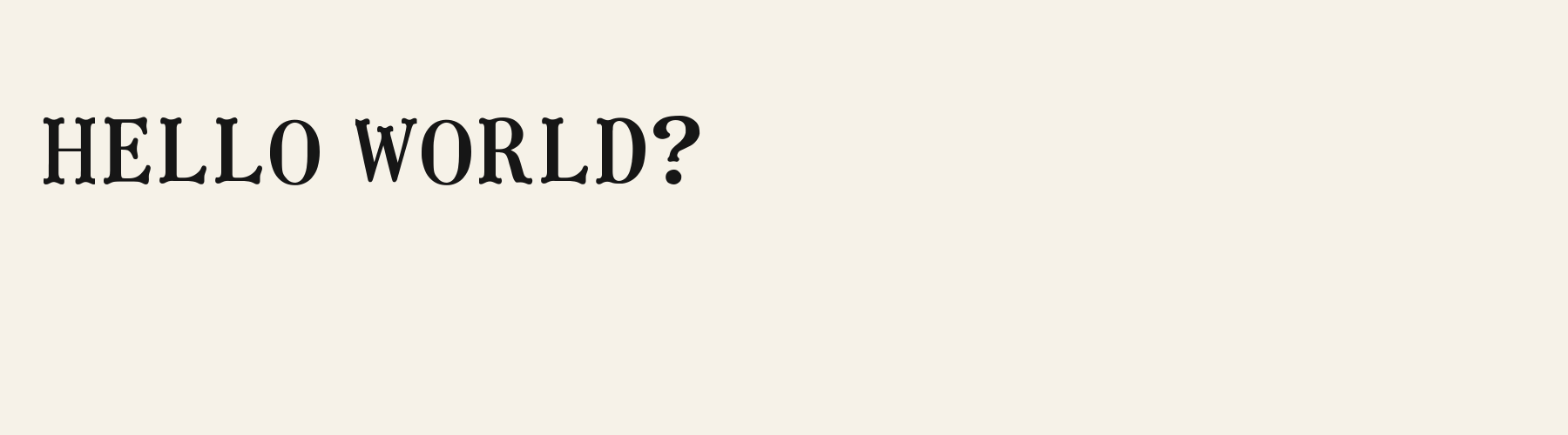 Valentine Bow Serif pangram specimen