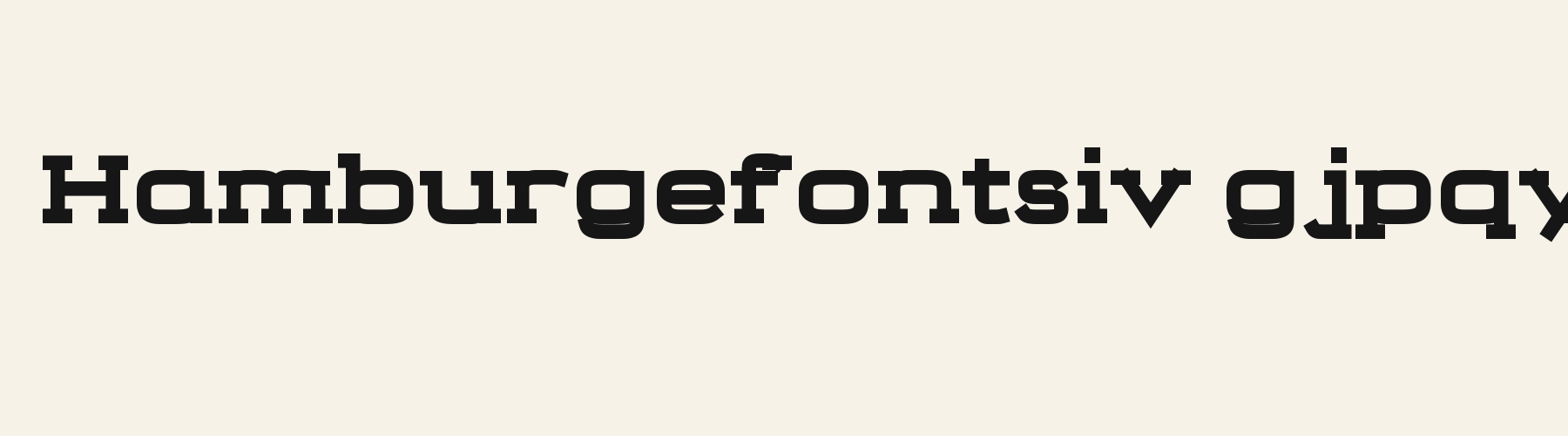 Rodeo Slab lowercase specimen