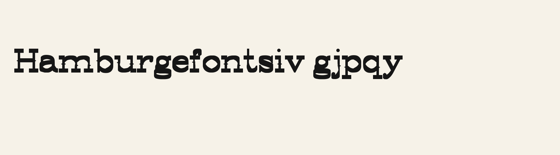 Tuscan Roman lowercase specimen