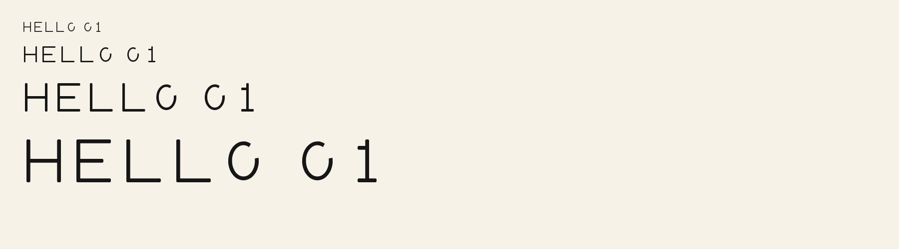 Geo Diagonal Aperture sizes specimen
