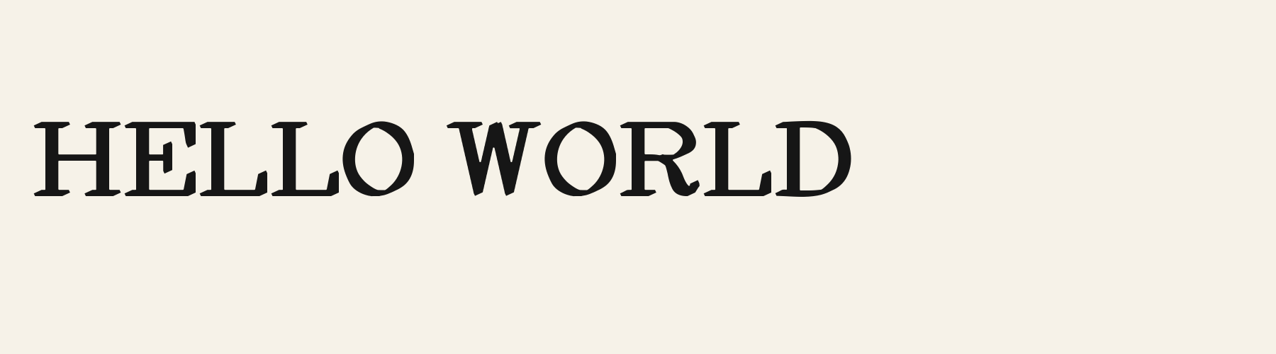 Saga Serif cover specimen