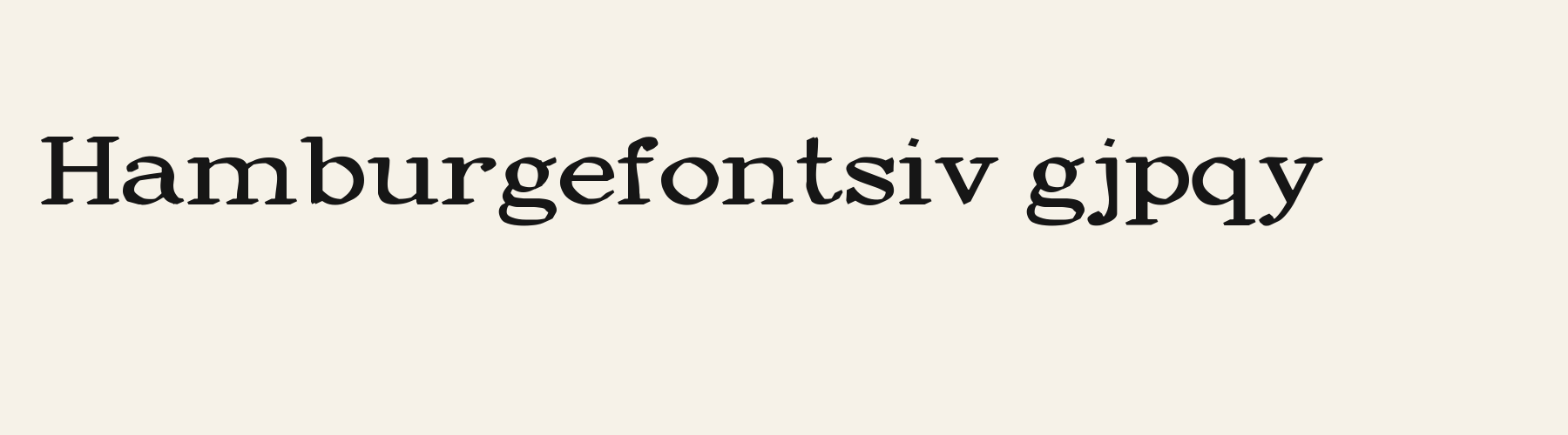 Saga Serif lowercase specimen