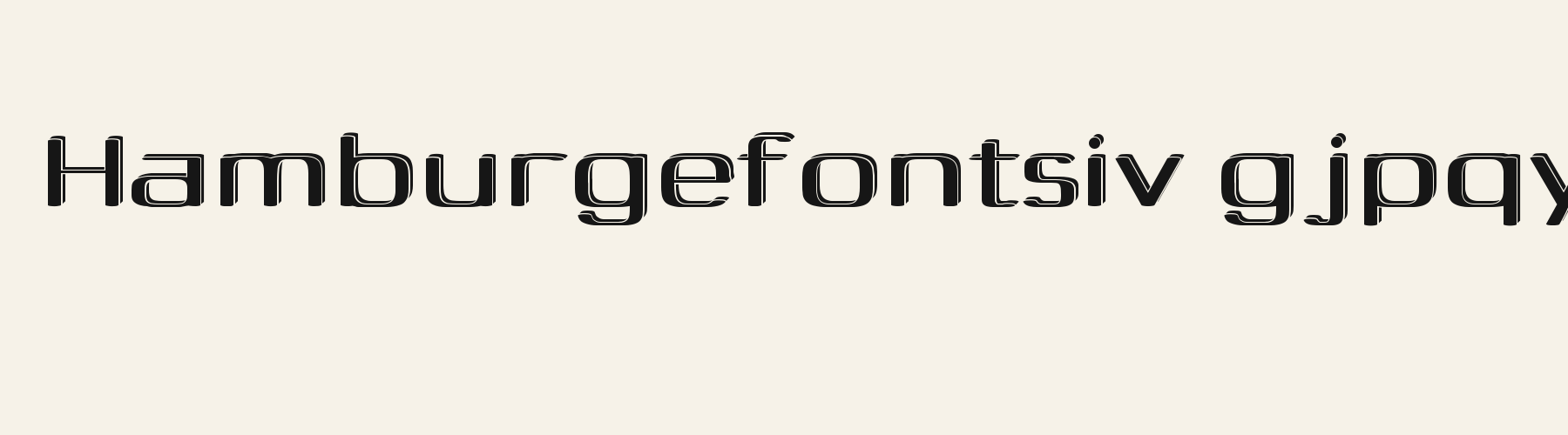 Mezzanine Deco 3D lowercase specimen