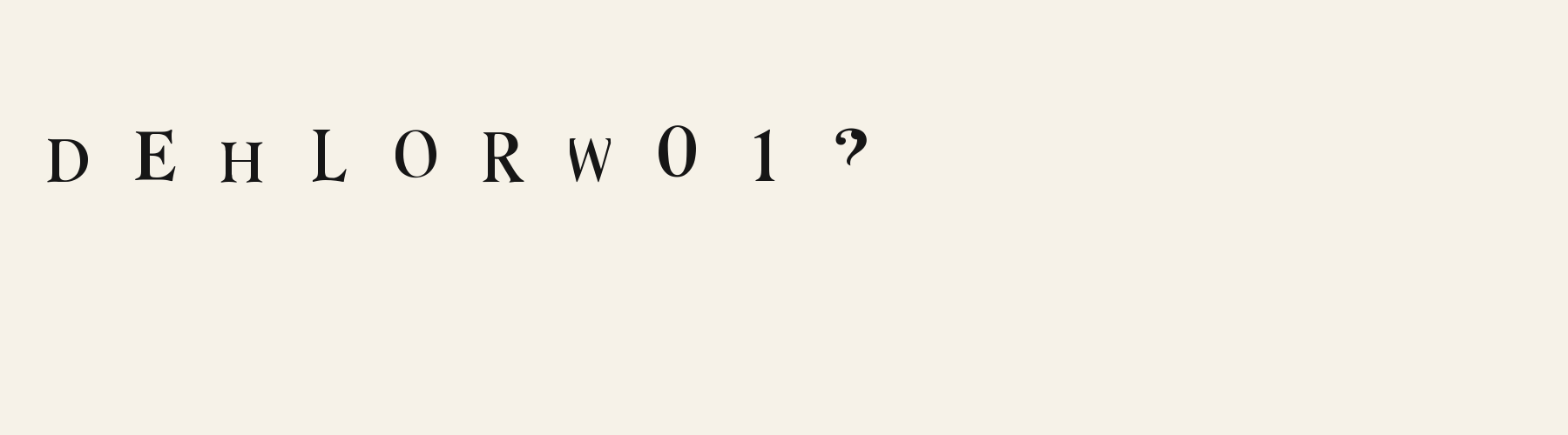 Serif Flared Humanist alphabet specimen