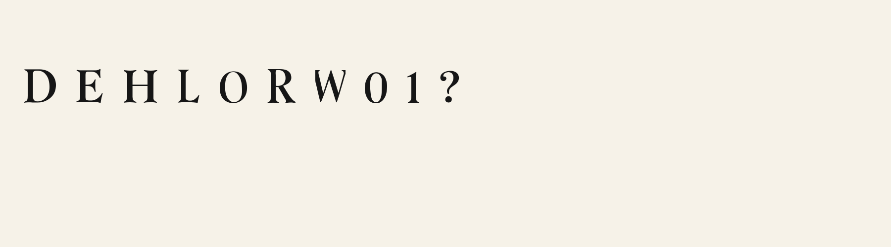 Serif Flared Humanist alphabet specimen