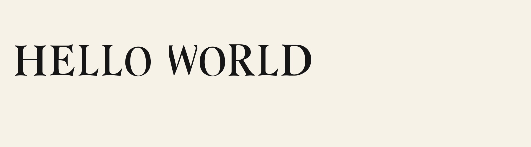 Serif Flared Humanist cover specimen