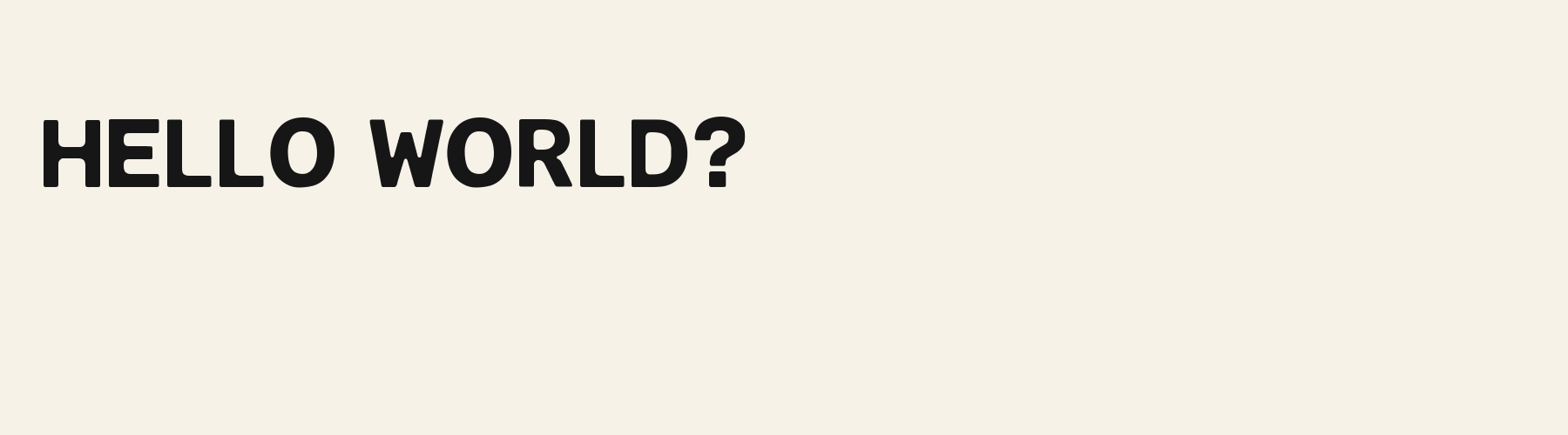 Cove Joint Sans pangram specimen