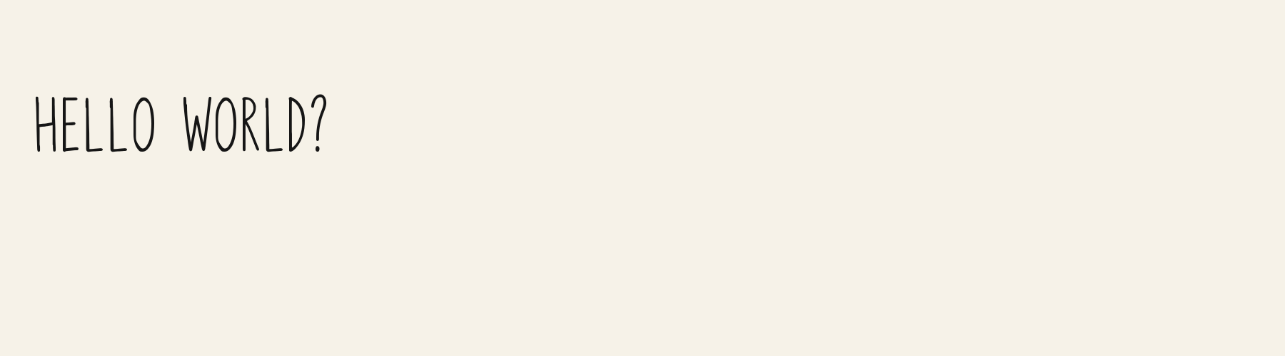 Kids Tall Skinny pangram specimen