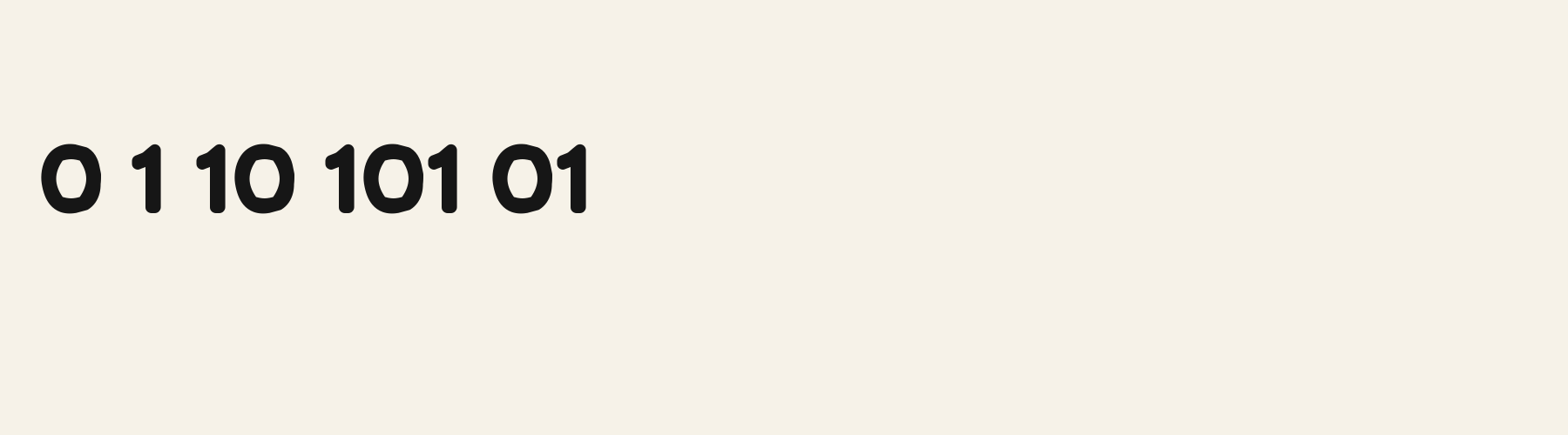 Emblem Bold numbers specimen