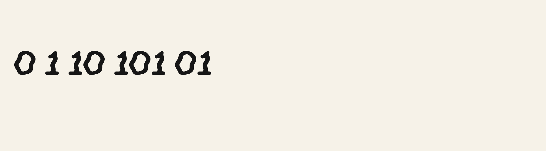 Mellow Italic numbers specimen