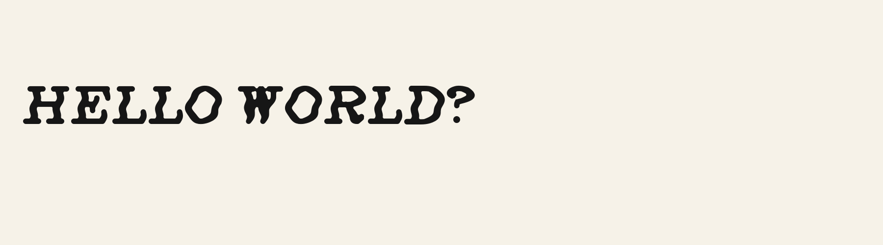 Mellow Italic pangram specimen