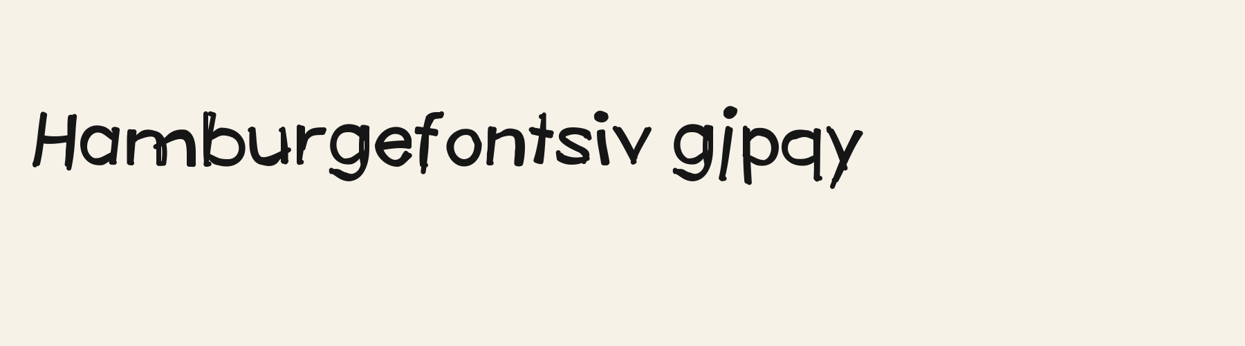 Recess Print lowercase specimen