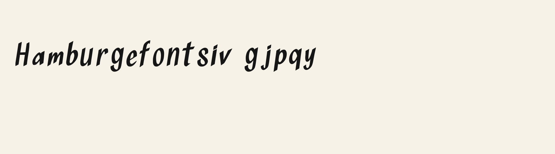 Graffiti Chisel Tag lowercase specimen