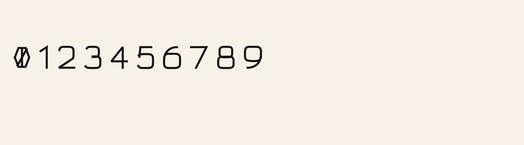 Loop Window Sans numbers specimen