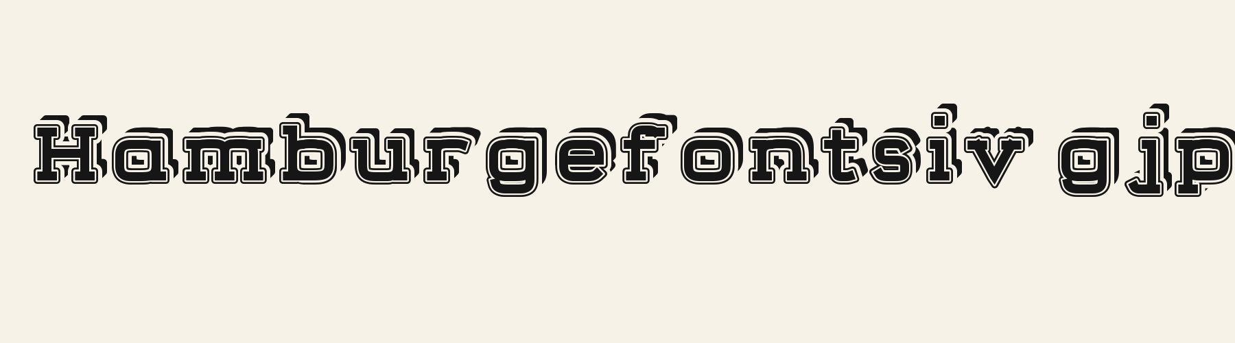 Campus Varsity 3D lowercase specimen