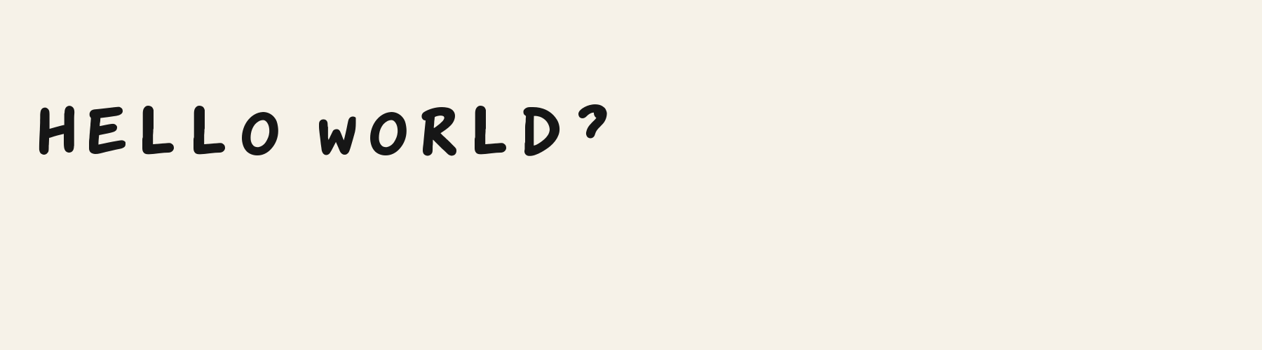 Marker Felt Round pangram specimen