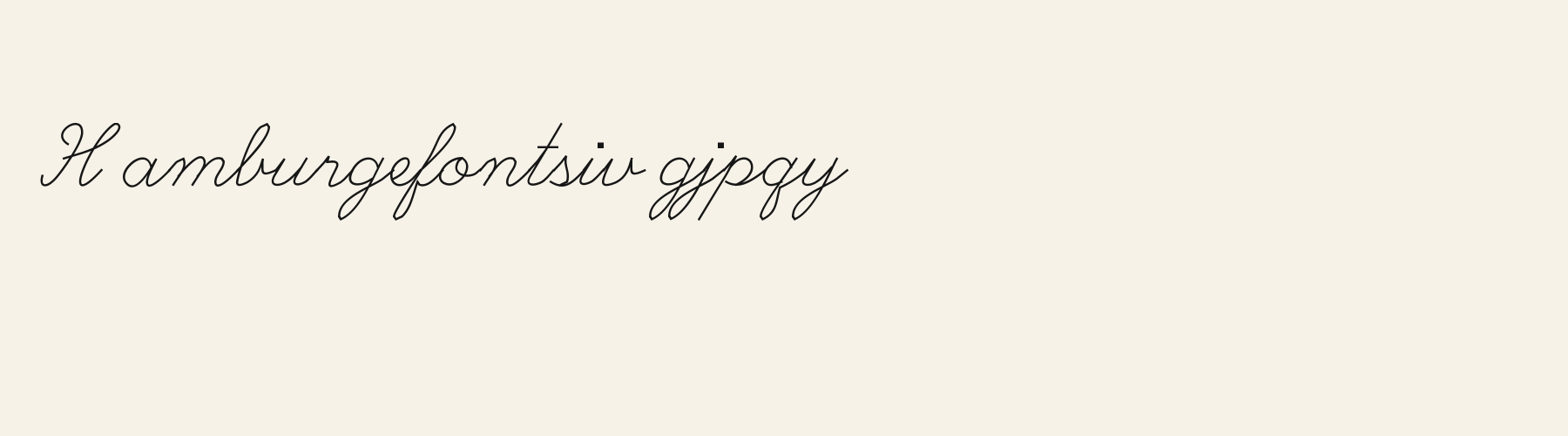 Swiftpen lowercase specimen