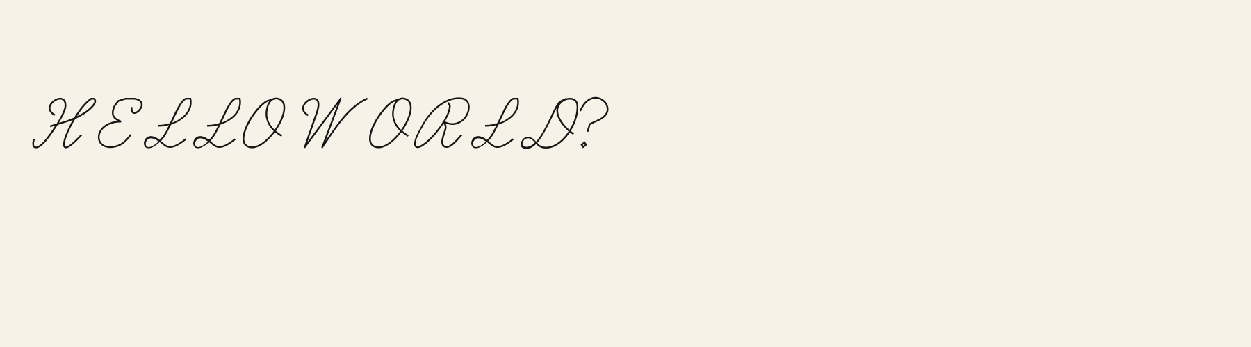 Swiftpen pangram specimen