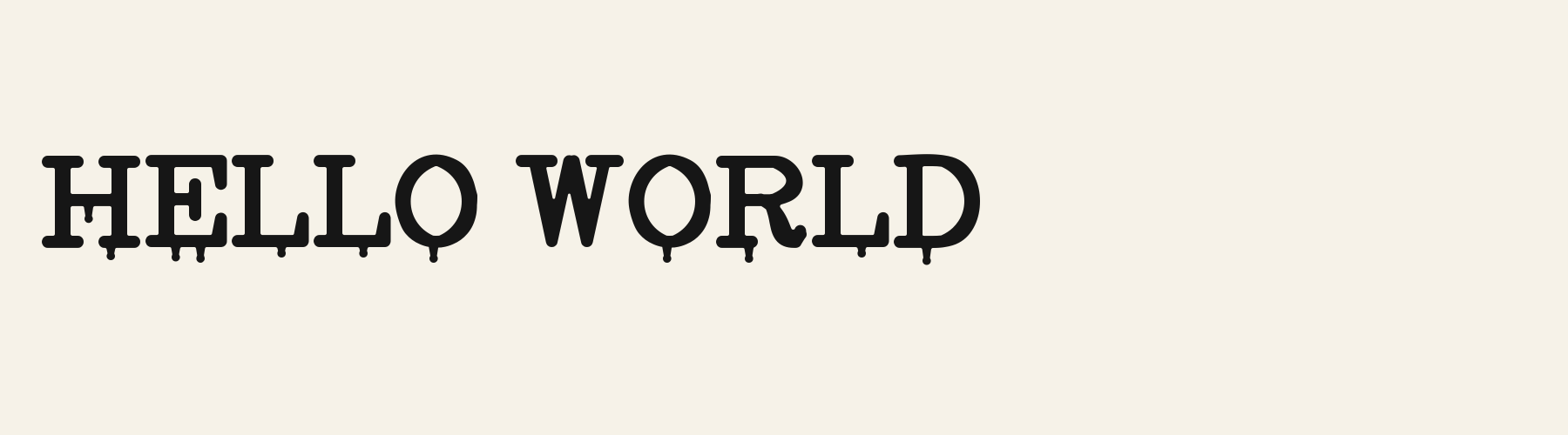 Vampire Serif cover specimen