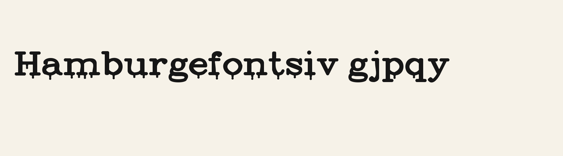 Vampire Serif lowercase specimen