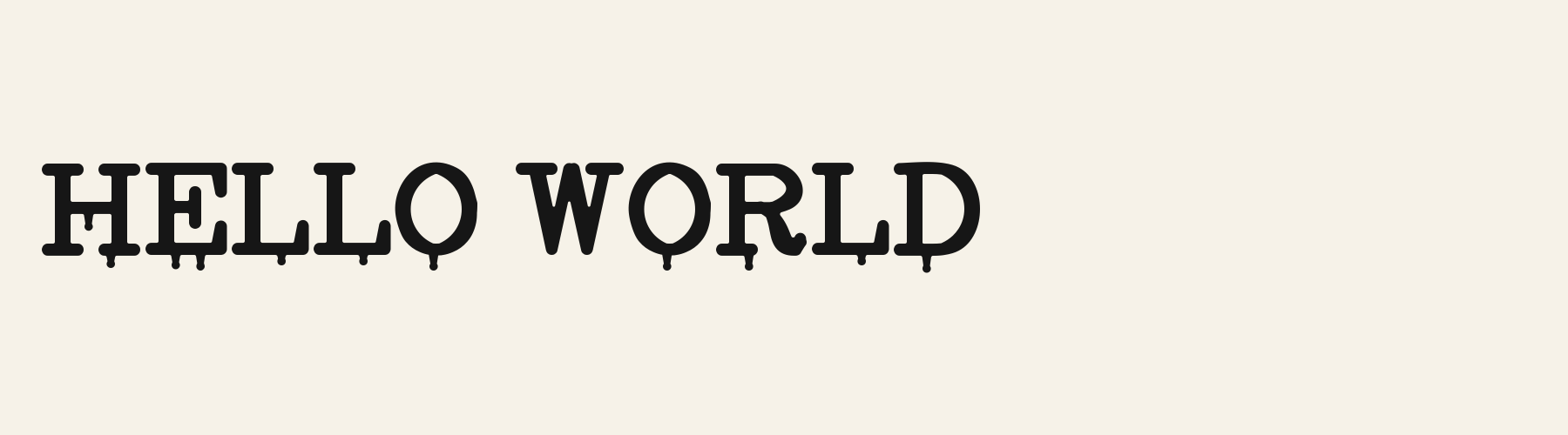 Vampire Serif cover specimen