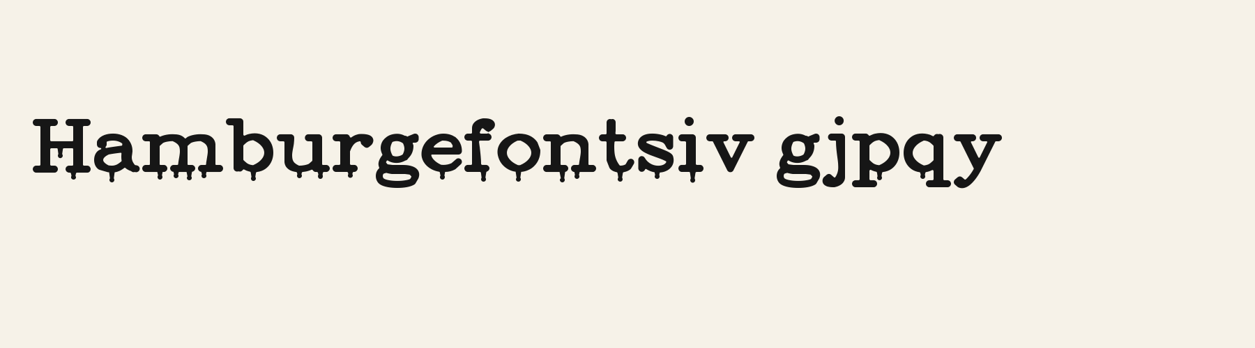 Vampire Serif lowercase specimen