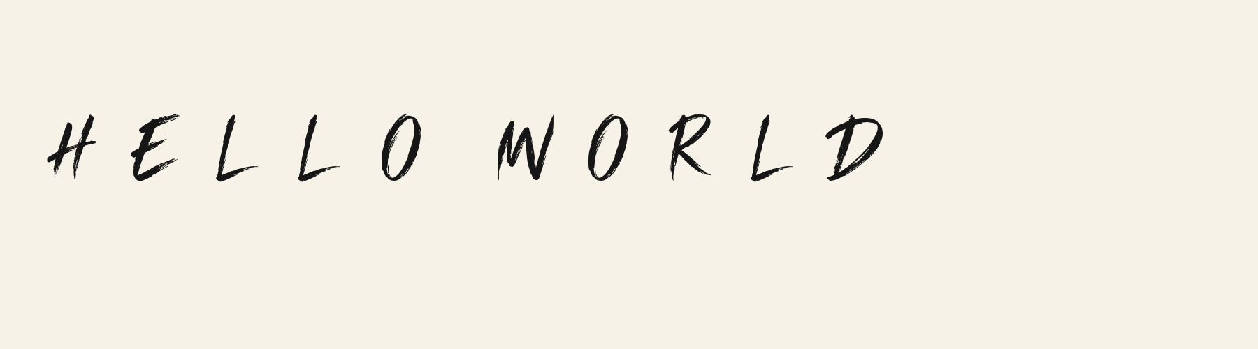Script Brush Signature cover specimen