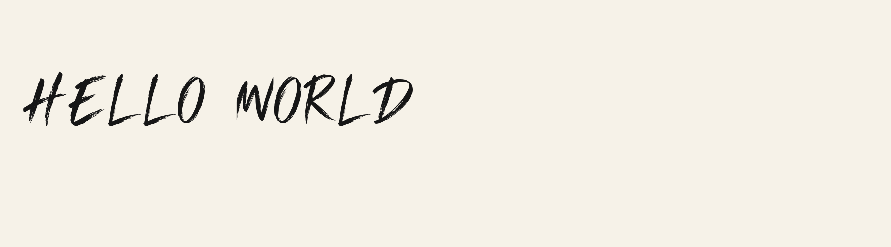 Script Brush Signature cover specimen