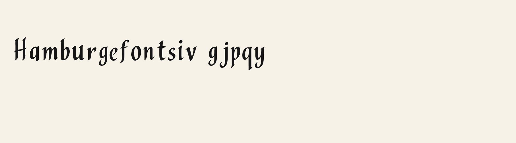 Brush Pinched Banner lowercase specimen