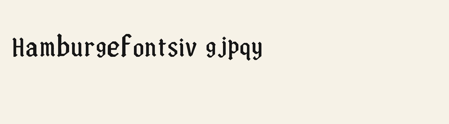 Gothic Modern Open lowercase specimen